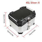 Aluminum Motorcycle Trunk Tour Tail Box Luggage Storage for Motorcycle