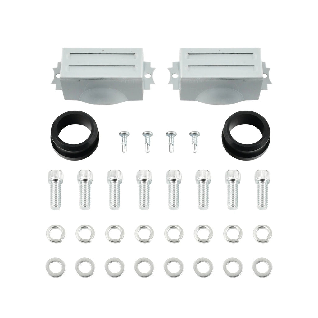 Finned Tall Polished Aluminum Valve Covers for Pontiac 350 400 455