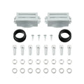 Finned Tall Polished Aluminum Valve Covers for Pontiac 350 400 455