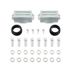 Finned Tall Polished Aluminum Valve Covers for Pontiac 350 400 455