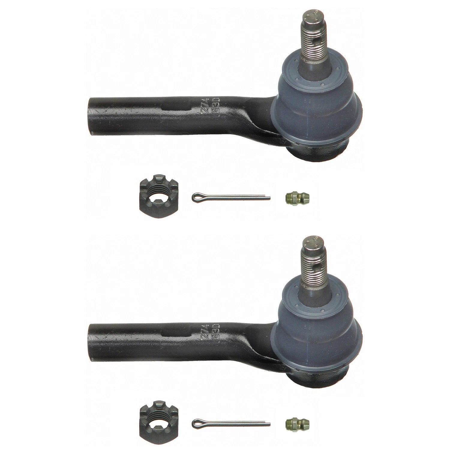 2X Moog Front Outer Steering Tie Rod Ends for Explorer Ranger Mountaineer (1991–2010)