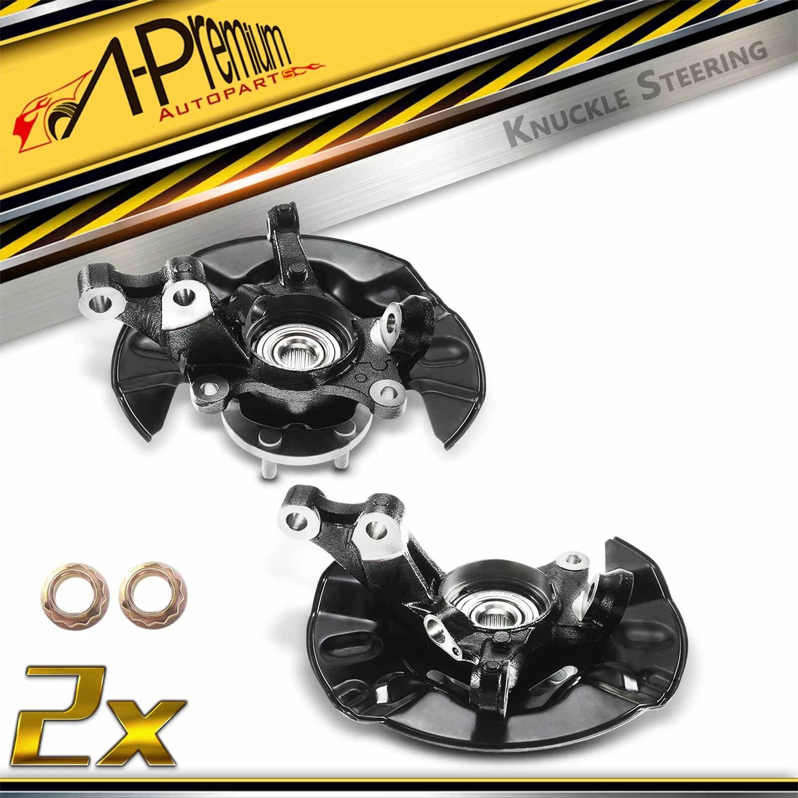 Front Steering Knuckle and Hub Bearing for Toyota Corolla (2003-2008)