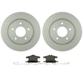 Bosch 280mm Disc Brake Rotors & Ceramic Brake Pads Kit for Mazda 3 Sport (2004–2009)