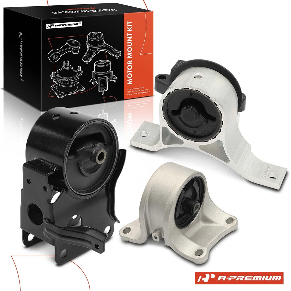 3X Engine Motor & Transmission Mount for Nissan Altima (2002–2004)