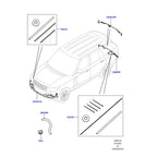 Front Bumper Wiring Harness for Land Rover Range Rover (2013-2017) Black
