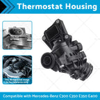 Thermostat Housing for Mercedes-Benz C300 C350 E400 E350 (2008–2015) 2762000515