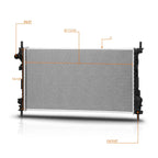 Aluminum Core Radiator for Ford Transit Connect (2010–2013) DPI-13184