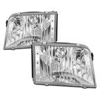 Set of 2 Chrome Corner Headlights for Honda CR-V (2007–2011)