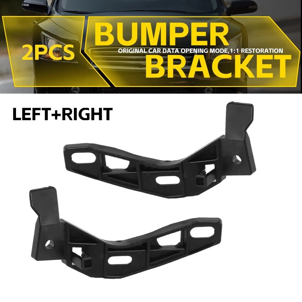 2X Black Bumper Bracket Set for Nissan Maxima (2009–2014) LH RH Sides