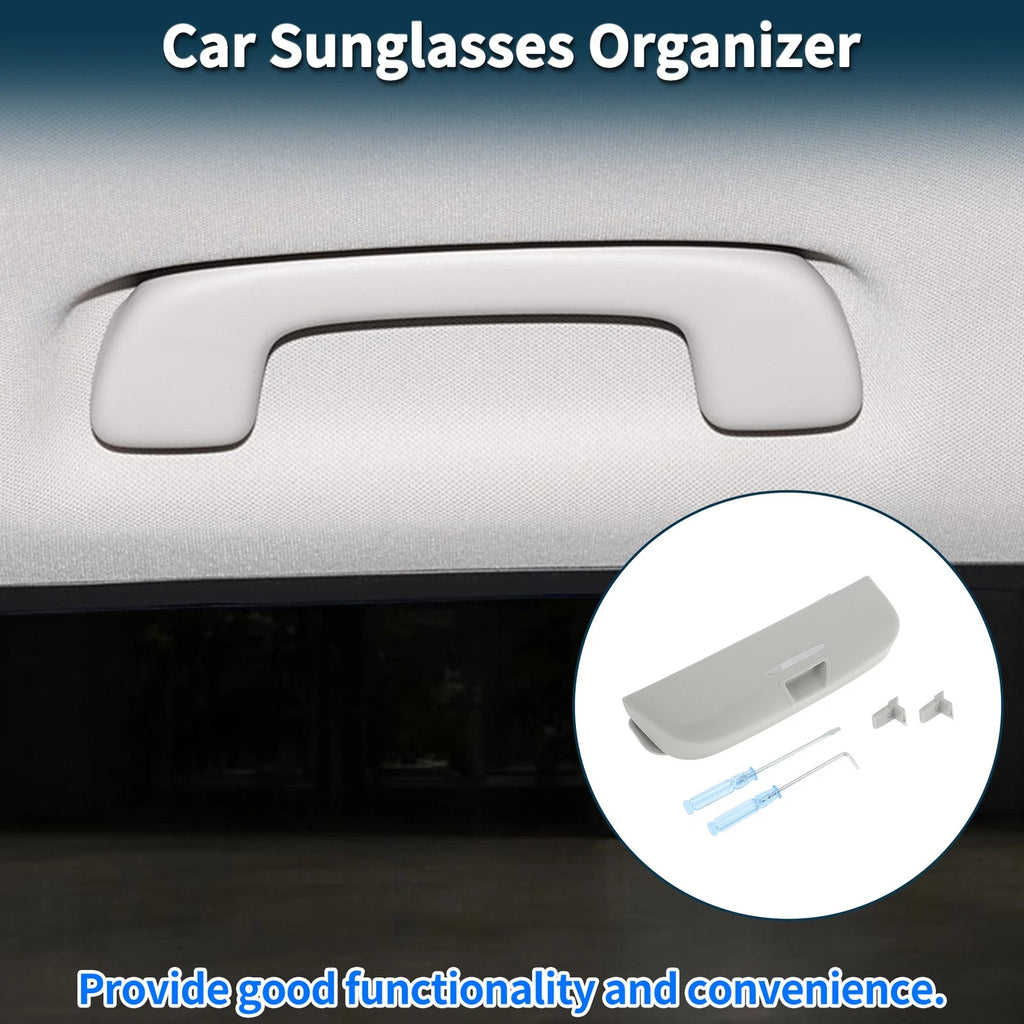 Sunglasses Case for Toyota Prado (2021–2023) Eyeglasses Holder Storage Box Grey