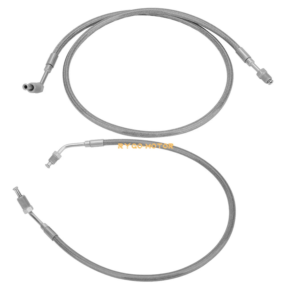 Set of 2 Brake Hose Lines 1910484 1910485 for Polaris Ranger TM 650 425 (2006–2010)