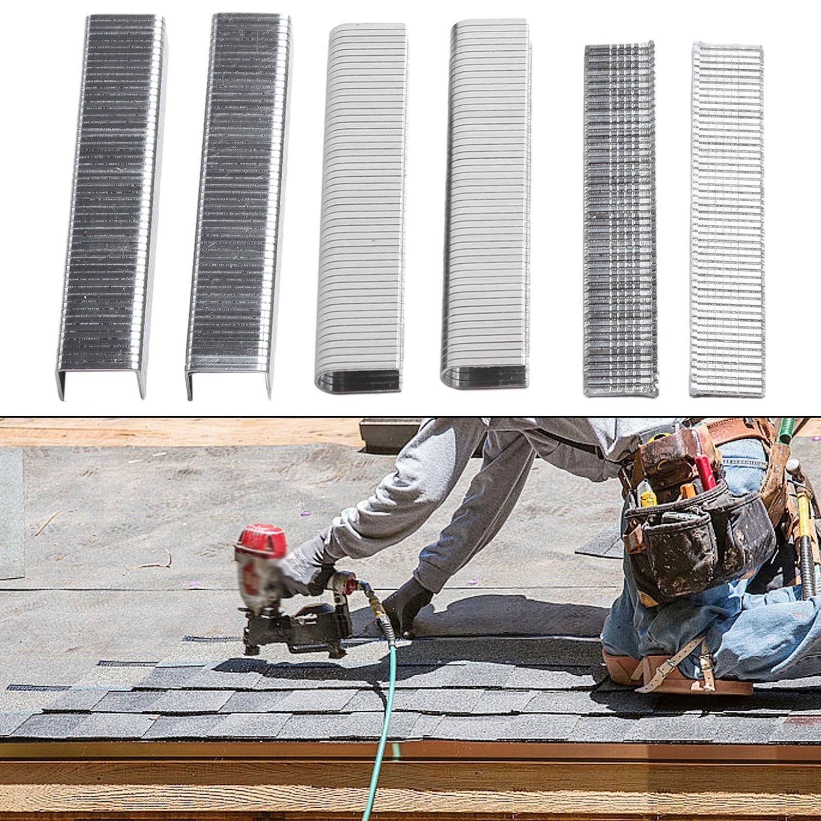 600Pcs U Door T Shaped Nails for Home and Garden Projects