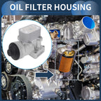 Engine Oil Cooler Filter Housing for Audi A3 Q3 Quattro (2013–2020) No. 03L115389B