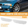 Pair Front Bumper Reflector Side Marker for BMW 325Ci 330Ci 323Ci 328Ci (2001–2006)