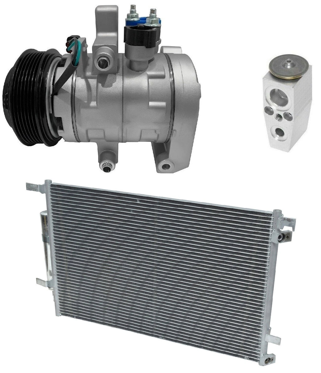A/C Compressor Kit With Condenser for Ford Mustang 5.2L (2018–2018)