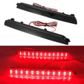Smoke Lens Red LED Rear Bumper Reflector Brake Lights for Mazda 3 (2004-2013)