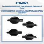 Set of 4 Exterior Door Handles for Mitsubishi Endeavor (2004–2011)