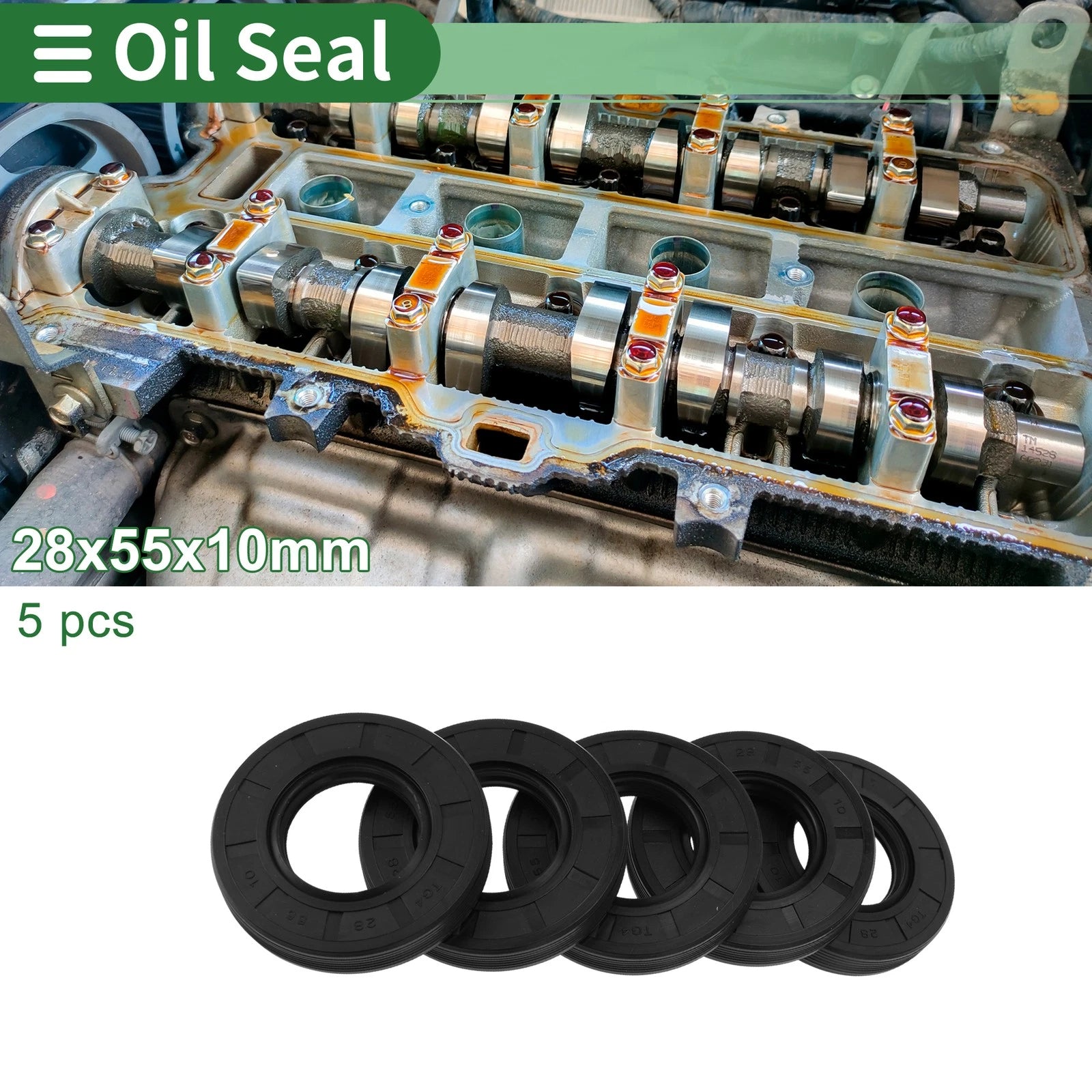 Oil Seal for Rotary Shaft (28x55x10mm)