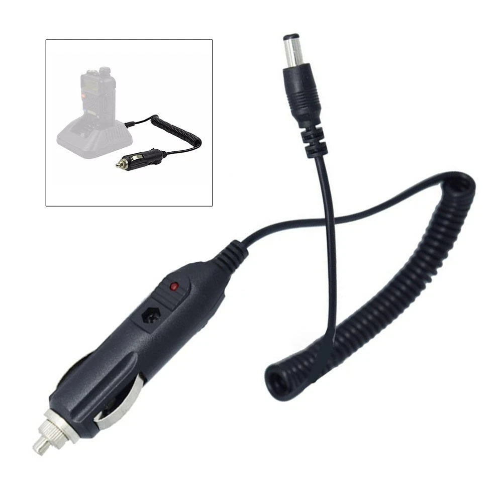 12V DC Charging Cable 2.5mm x 5.5mm for Vehicle Talkie (Compatible Models)