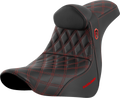 SADDLEMEN Pro Series SDC Performance Seat for Harley FL/FX (w/ Backrest)