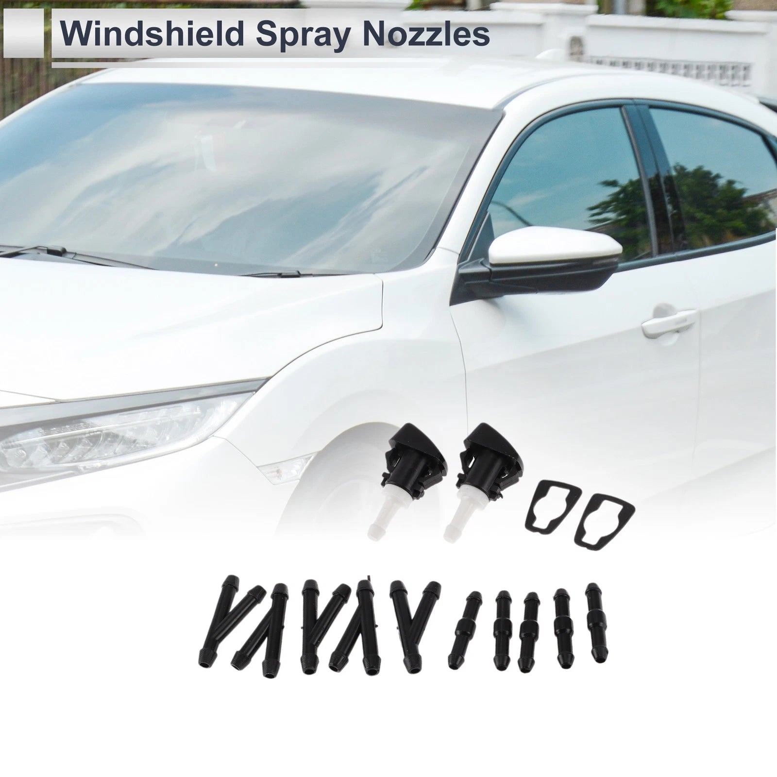 Windshield Washer Nozzle for Dodge (w/ 5 Y Hose Connector)
