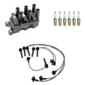 Denso Ignition Coil Wires & NGK Spark Plugs Kit for MPV 2.5 V6 (1990–1999)
