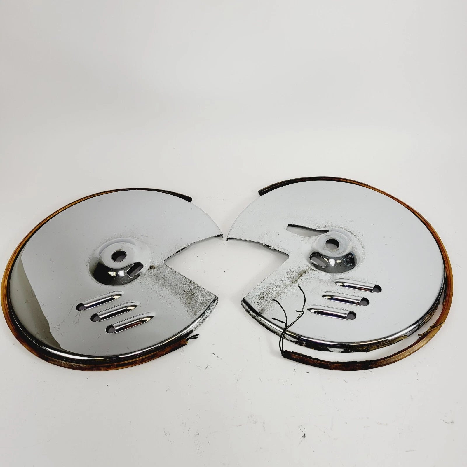 Front Chrome Rotor Covers for Harley Softail FXST FLST FXWG (1984–1991)