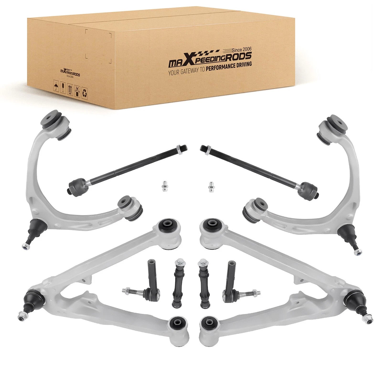 10x Aluminum Upper Lower Control Arm for Sierra Silverado 1500 (2014–2016)