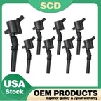 8X Ignition Coil for Ford F150 F250 F550 Lincoln V8 4.6L 5.4L FD503 DG508