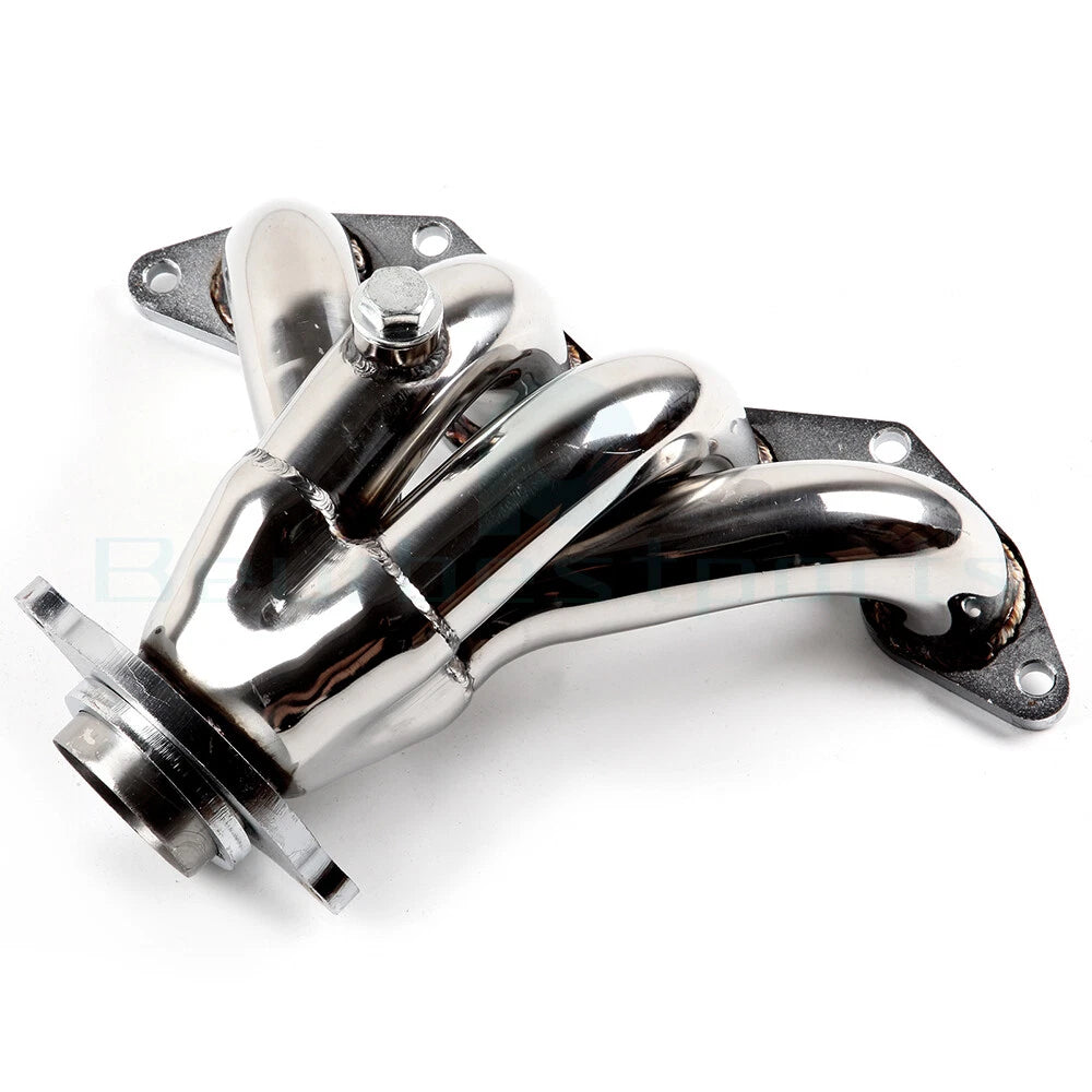 Polished Stainless Steel Racing Manifold Header Exhaust for Honda Civic EX (2001–2005)