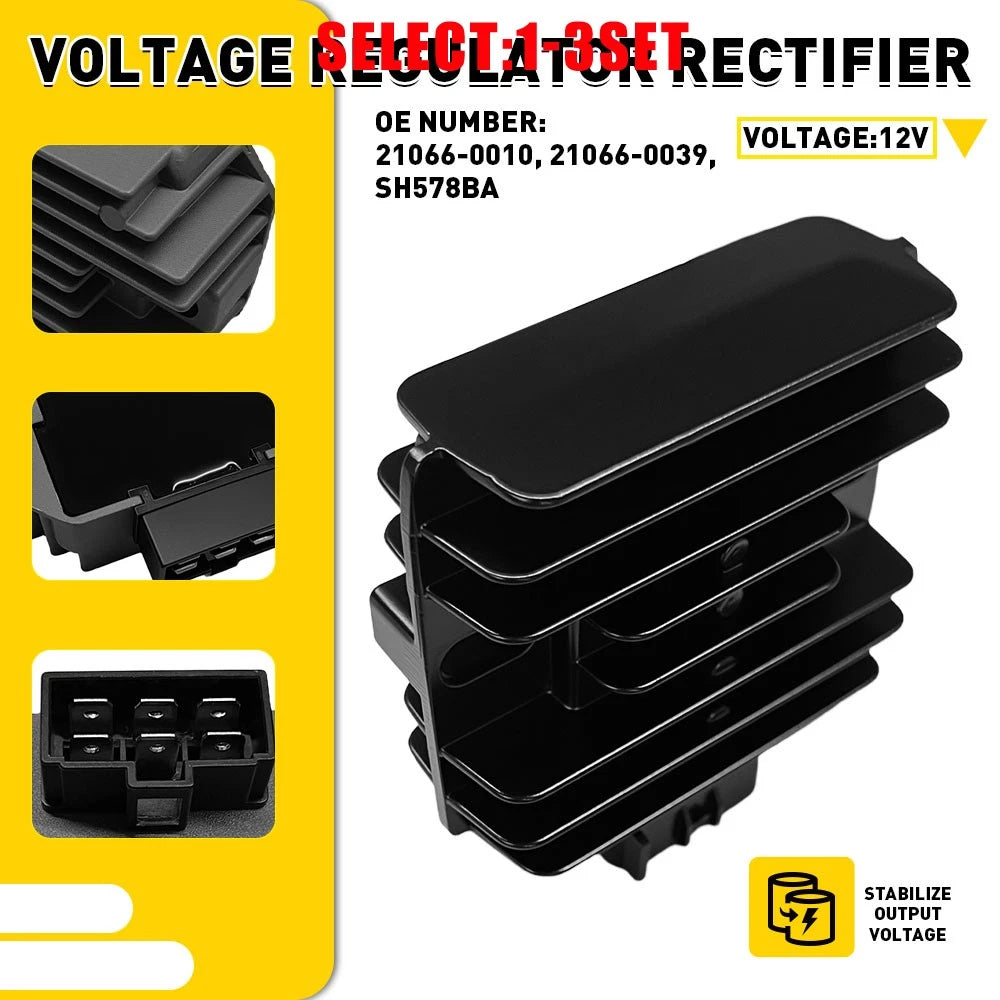Regulator Rectifier for Kawasaki Mule 600 610 SX KAF400 (1-3X) 210660010 210660039