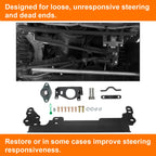 Steering Box Brace Bracket Kit for Jeep Cherokee XJ (1984–2001) w/Sector Support