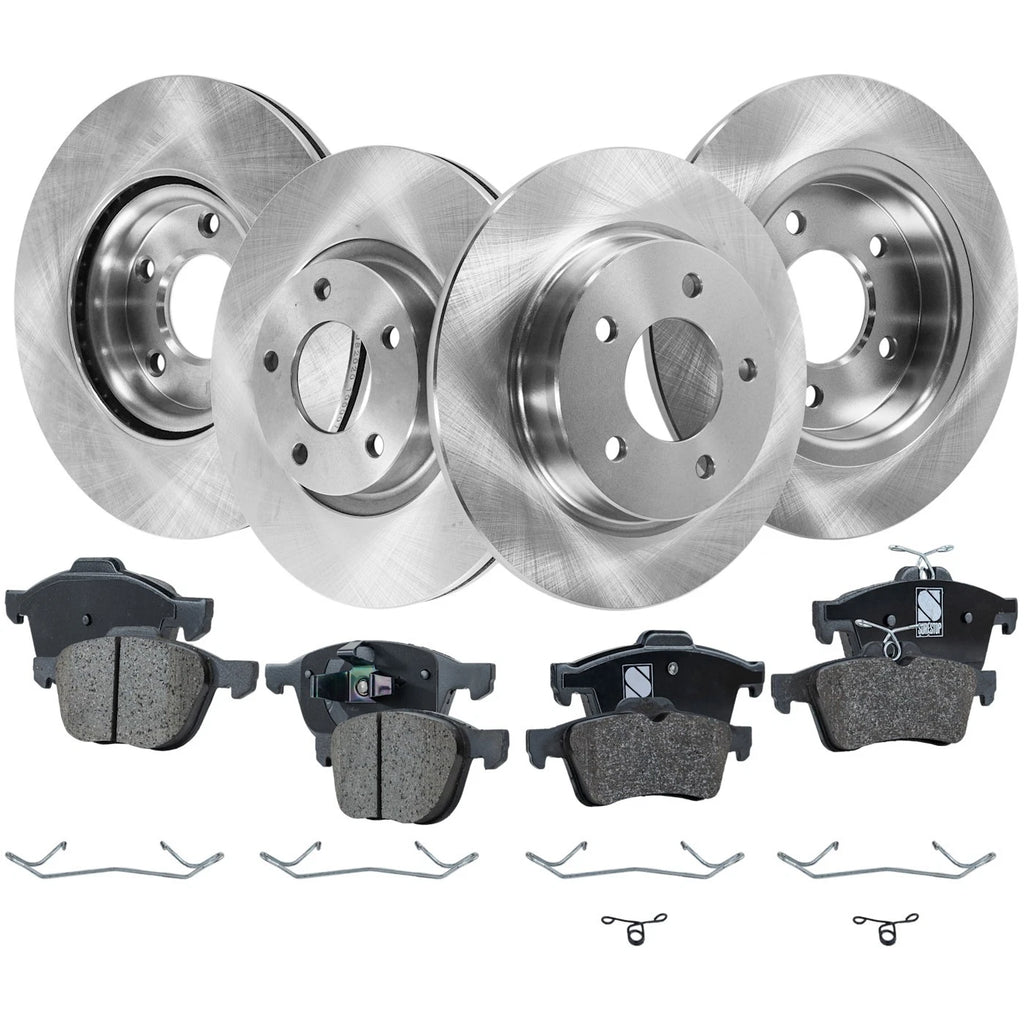 Brake Disc and Pad Kit for Mazda 3 (2006) Front and Rear