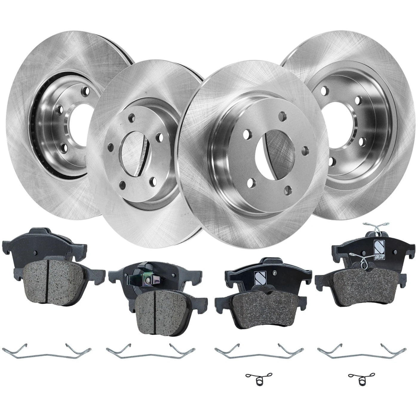 Brake Disc and Pad Kit for Mazda 3 (2006) Front and Rear