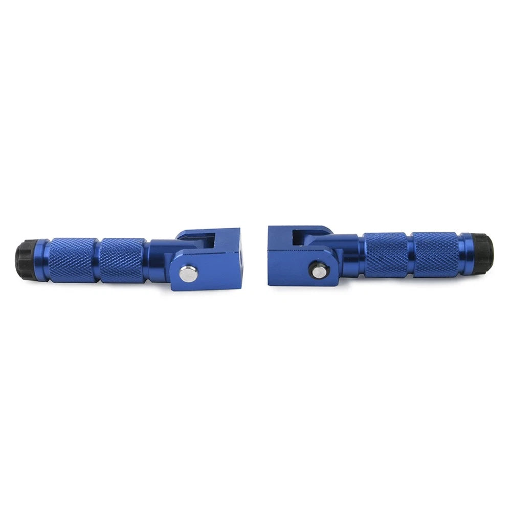 2X 8mm Folding Passenger Footpegs for Electric Motor Bicycle ATV