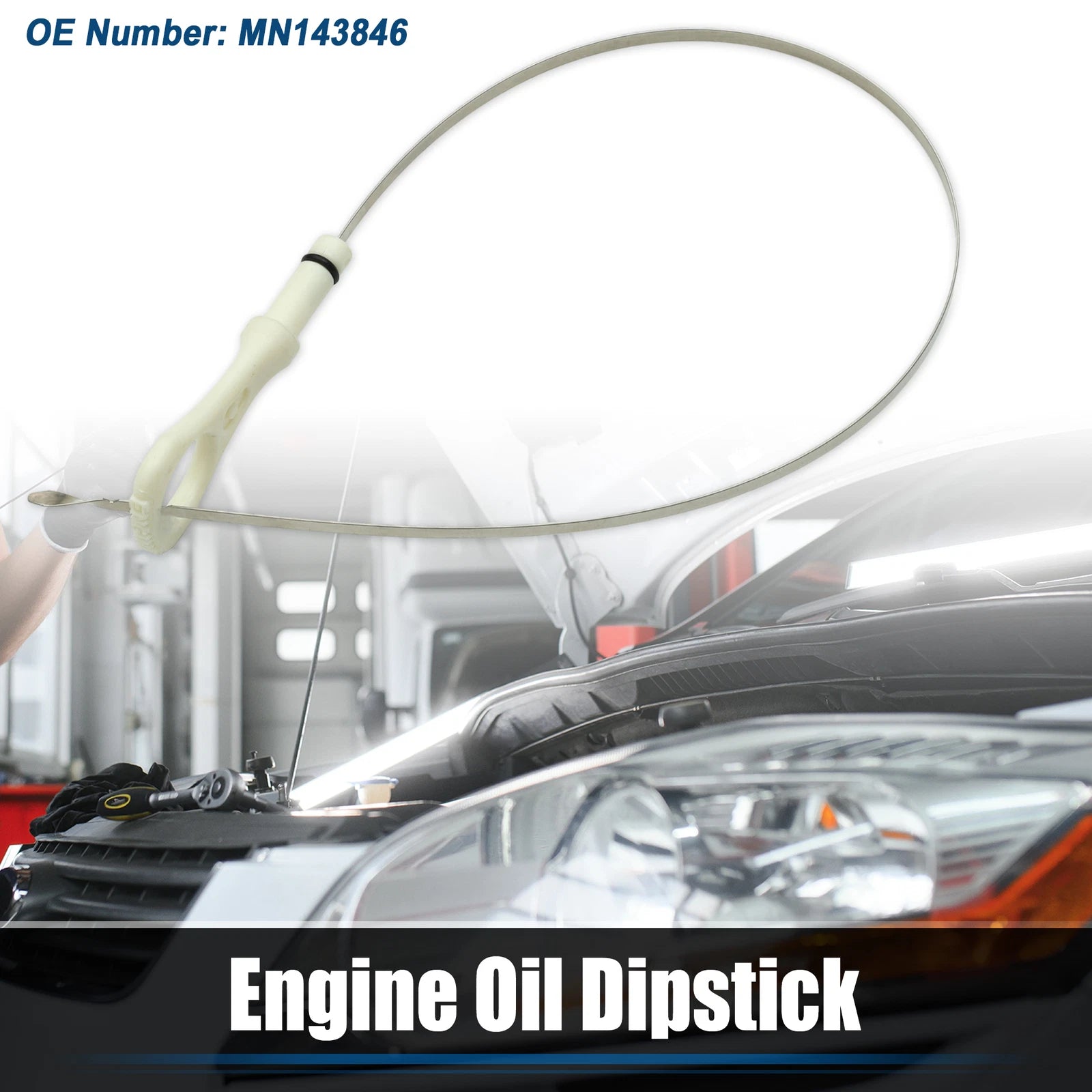 Engine Oil Level Indicator Dipstick for Mitsubishi L200 (1996–2007) MN143846