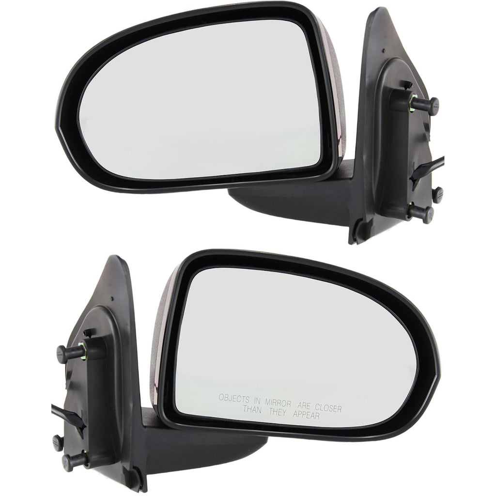 Power Mirror Set for Jeep Compass (2007–2013) Textured Black