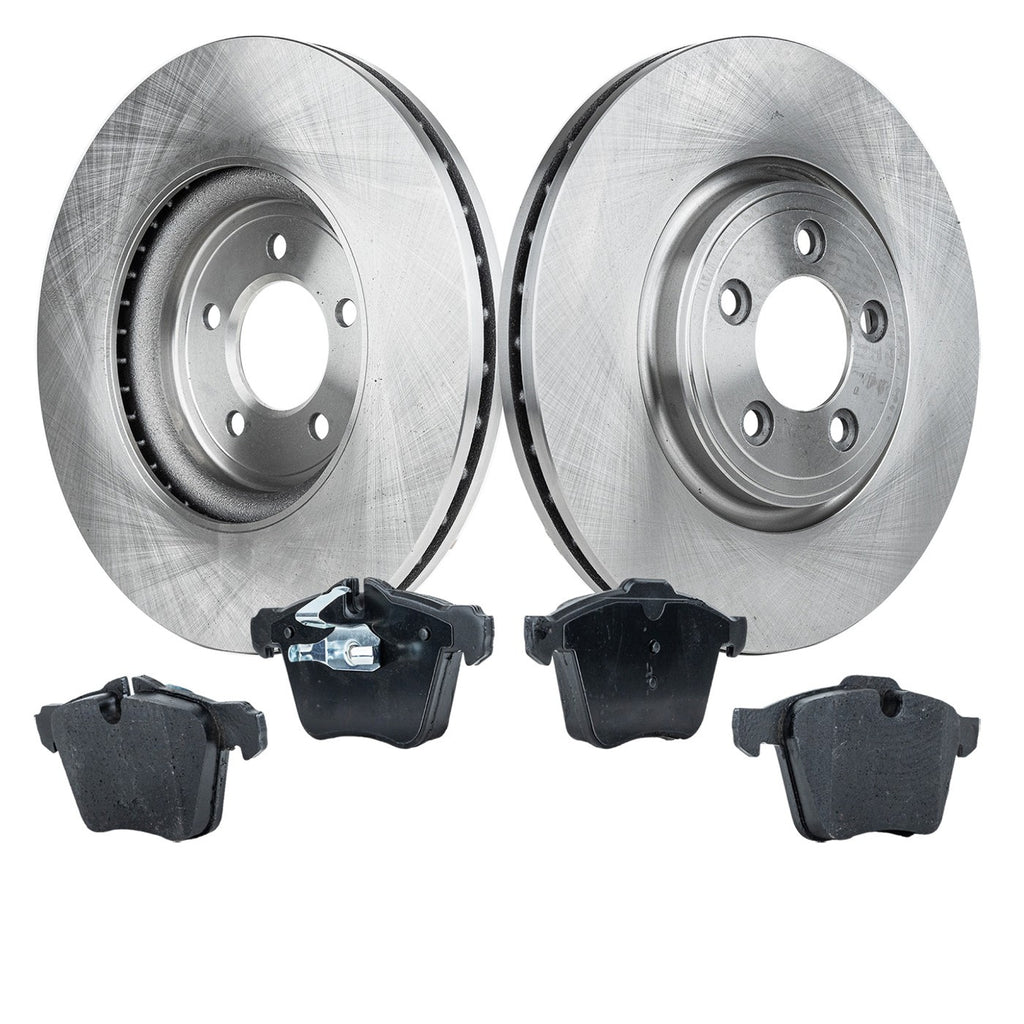 Brake Disc and Pad Kit for Jaguar XF (2013–2015) Front