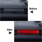 Red Co-pilot Dashboard Panel Cover Trim for BMW 3 Series (1991-1999)