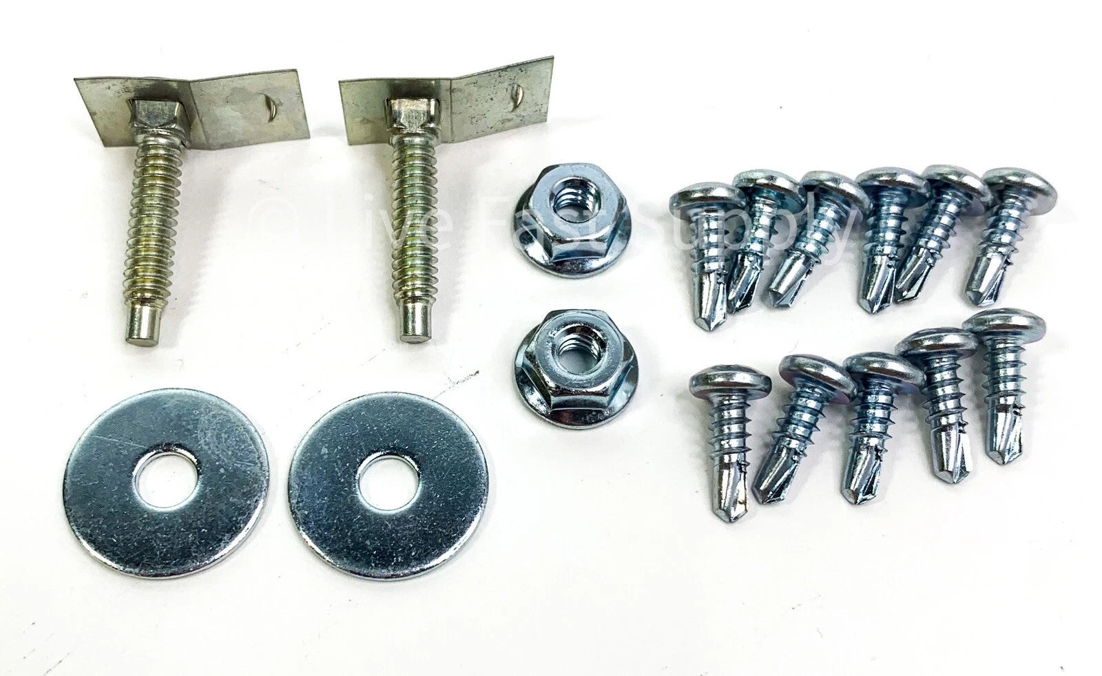 Rear Valance Hardware Kit Screws Nuts Washers for 1967–1968 Ford Mustang