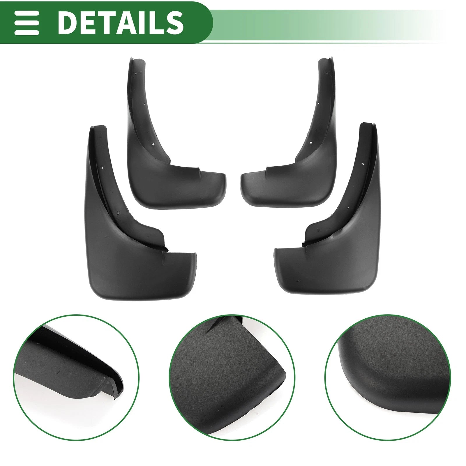 Set of 2 Mud Flaps for Volkswagen Golf (Hatchback) (1999–2005)