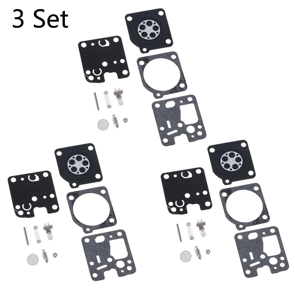 3X Carburetor Gasket Kit for Echo SRM-225 PB-251 (Zama RB-123 RB-188)