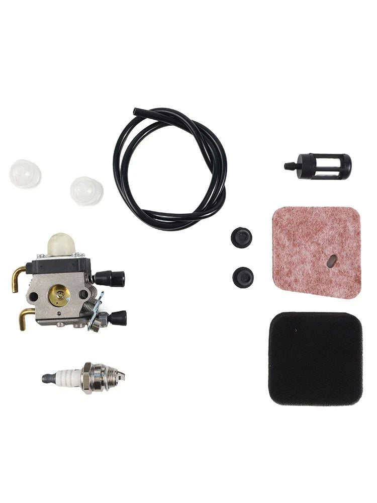 Carburetor Air Filter Fuel Line Kit for Stihl HS45 FC55 FS310 (2010–2023)