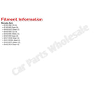 Set of 6 Spark Plug Wires for Mercedes-Benz 190E 260E 300CE 300E
