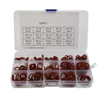 Silicone Rubber O-Ring Assortment Kit 225X for Automotive Sealing Gaskets