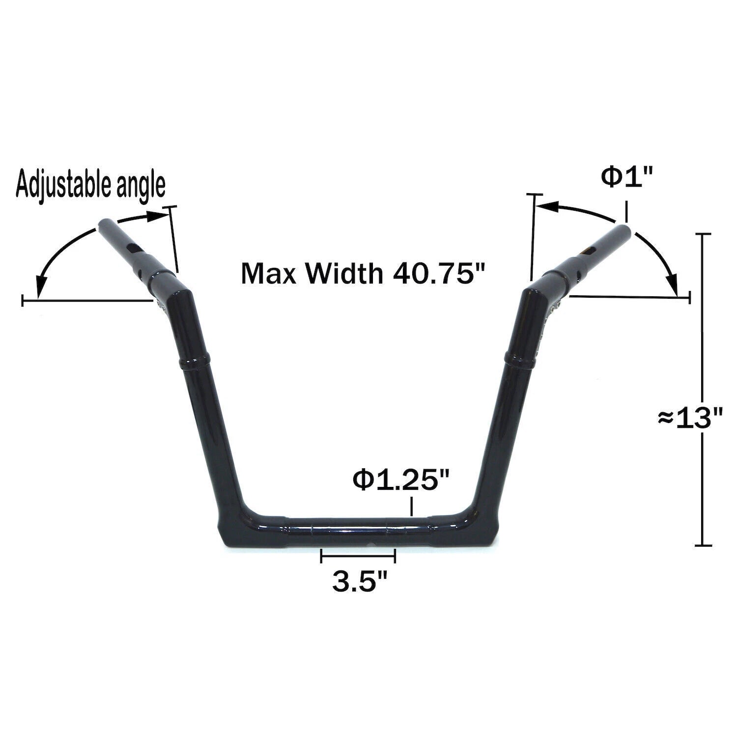 12" Ape Handlebar for Harley Road Glide FLTRXS FLTRU FLTRX (2015–2021)