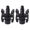 2X Black Water Hose Connector for Car (2010–2023)
