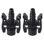 2X Black Water Hose Connector for Car (2010–2023)