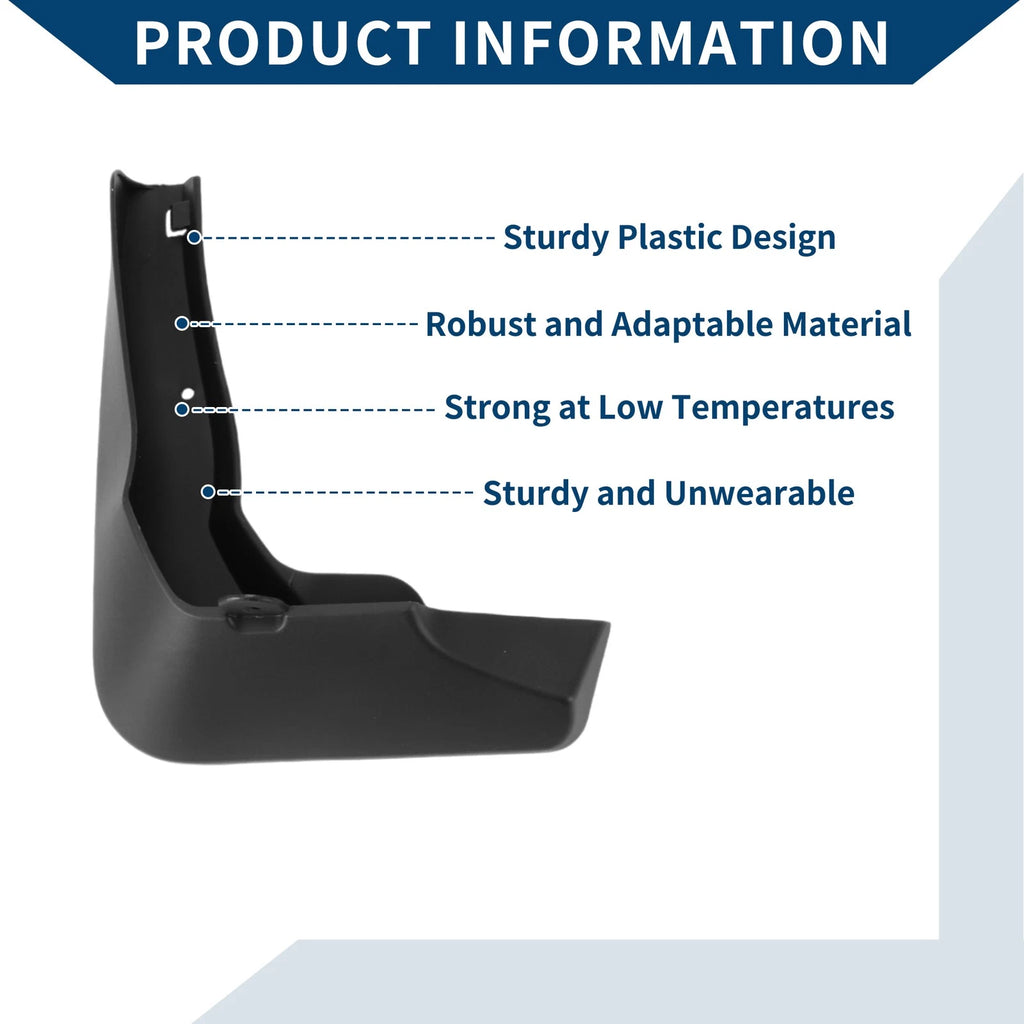 Set of 4 Mud Flaps Splash Guards for Honda Breeze (2023–2024)