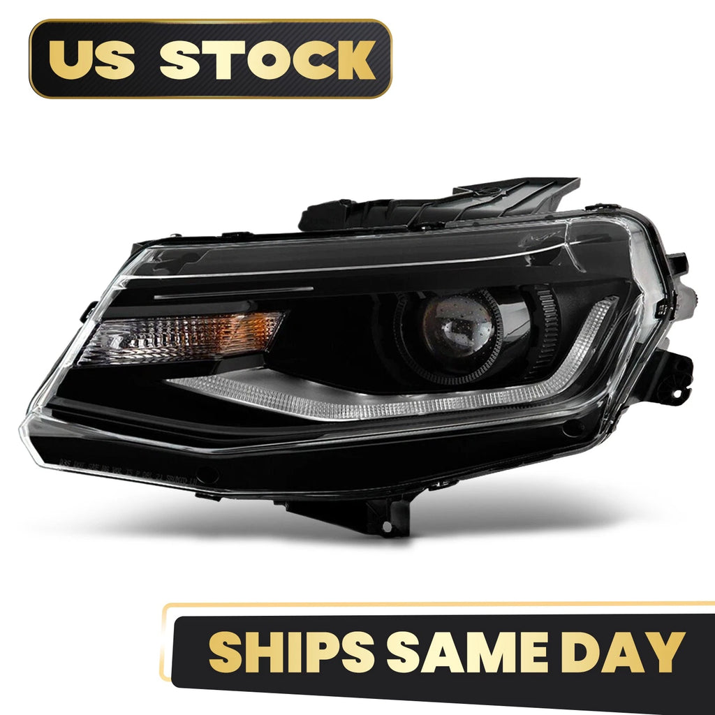 HID/Xenon Headlight for Chevy Camaro (2016–2024) Left Driver Side, Bulb Ballast